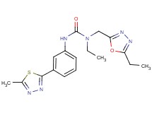N-ethyl-N-[(5-ethyl-1,3,4-oxadiazol-2-yl)methyl]-N'-[3-(5-methyl-1,3,4-thiadiazol-2-yl)phenyl]urea