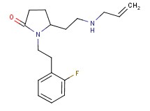 5-[2-(allylamino)ethyl]-1-[2-(2-fluorophenyl)ethyl]-2-pyrrolidinone