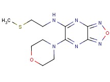 N-[2-(methylthio)ethyl]-6-(4-morpholinyl)[1,2,5]oxadiazolo[3,4-b]pyrazin-5-amine