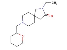 2-ethyl-8-(tetrahydro-2H-pyran-2-ylmethyl)-2,8-diazaspiro[4.5]decan-3-one