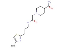 1-(2-{[3-(4-methyl-1,3-thiazol-2-yl)propyl]amino}-2-oxoethyl)-4-piperidinecarboxamide