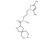 N-[3-(3,5-dimethyl-1H-pyrazol-1-yl)propyl]-N-methyl-2,8-diazaspiro[4.5]decane-3-carboxamide dihydrochloride