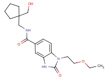 1-(2-ethoxyethyl)-N-{[1-(hydroxymethyl)cyclopentyl]methyl}-2-oxo-2,3-dihydro-1H-benzimidazole-5-carboxamide