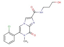 6-(2-chlorophenyl)-N-(3-hydroxypropyl)-7-methyl-8-oxo-7,8-dihydroimidazo[1,2-a]pyrazine-2-carboxamide