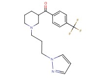 {1-[3-(1H-pyrazol-1-yl)propyl]-3-piperidinyl}[4-(trifluoromethyl)phenyl]methanone