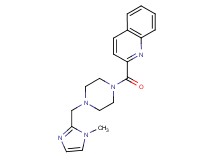 2-({4-[(1-methyl-1H-imidazol-2-yl)methyl]-1-piperazinyl}carbonyl)quinoline trifluoroacetate