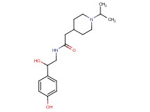 N-[2-hydroxy-2-(4-hydroxyphenyl)ethyl]-2-(1-isopropyl-4-piperidinyl)acetamide