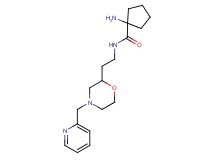 1-amino-N-{2-[4-(2-pyridinylmethyl)-2-morpholinyl]ethyl}cyclopentanecarboxamide dihydrochloride