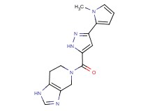 5-{[3-(1-methyl-1H-pyrrol-2-yl)-1H-pyrazol-5-yl]carbonyl}-4,5,6,7-tetrahydro-1H-imidazo[4,5-c]pyridine