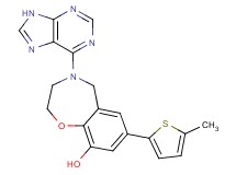 7-(5-methyl-2-thienyl)-4-(9H-purin-6-yl)-2,3,4,5-tetrahydro-1,4-benzoxazepin-9-ol