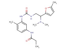 N-{3-[({[2-(dimethylamino)-2-(5-methyl-2-furyl)ethyl]amino}carbonyl)amino]-4-methylphenyl}propanamide