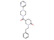 1-(2-phenylethyl)-5-{[4-(2-pyrazinyl)-1-piperazinyl]carbonyl}-2-piperidinone