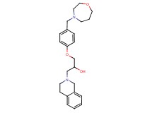 1-(3,4-dihydroisoquinolin-2(1H)-yl)-3-[4-(1,4-oxazepan-4-ylmethyl)phenoxy]propan-2-ol
