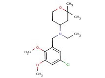 (5-chloro-2,3-dimethoxybenzyl)(2,2-dimethyltetrahydro-2H-pyran-4-yl)ethylamine