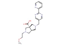(3aS*,6aS*)-2-(2-methoxyethyl)-5-[(2-pyridin-2-ylpyrimidin-5-yl)methyl]hexahydropyrrolo[3,4-c]pyrrole-3a(1H)-carboxylic acid