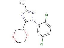 1-(2,5-dichlorophenyl)-5-(1,4-dioxan-2-yl)-3-methyl-1H-1,2,4-triazole