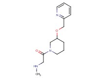 N-methyl-2-oxo-2-[3-(pyridin-2-ylmethoxy)piperidin-1-yl]ethanamine