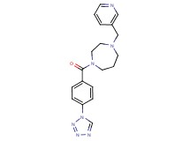 1-(3-pyridinylmethyl)-4-[4-(1H-tetrazol-1-yl)benzoyl]-1,4-diazepane