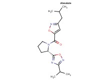 5-{(2S)-1-[(3-isobutyl-5-isoxazolyl)carbonyl]-2-pyrrolidinyl}-3-isopropyl-1,2,4-oxadiazole