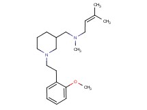 ({1-[2-(2-methoxyphenyl)ethyl]-3-piperidinyl}methyl)methyl(3-methyl-2-buten-1-yl)amine