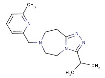 3-isopropyl-7-[(6-methyl-2-pyridinyl)methyl]-6,7,8,9-tetrahydro-5H-[1,2,4]triazolo[4,3-d][1,4]diazepine