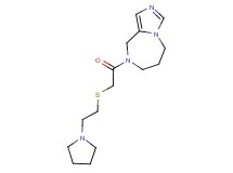 8-{[(2-pyrrolidin-1-ylethyl)thio]acetyl}-6,7,8,9-tetrahydro-5H-imidazo[1,5-a][1,4]diazepine