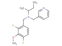 N-(2,4-difluoro-3-methoxybenzyl)-N-(pyridin-3-ylmethyl)butan-2-amine