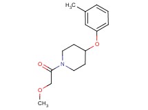 1-(methoxyacetyl)-4-(3-methylphenoxy)piperidine