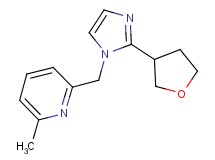 2-methyl-6-{[2-(tetrahydrofuran-3-yl)-1H-imidazol-1-yl]methyl}pyridine