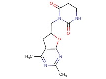 3-[(2,4-dimethyl-5,6-dihydrofuro[2,3-d]pyrimidin-6-yl)methyl]dihydropyrimidine-2,4(1H,3H)-dione