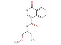N-[1-(methoxymethyl)propyl]-1-oxo-1,2-dihydroisoquinoline-4-carboxamide
