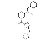N-benzyl-N-methyl-1-{[2-(1-pyrrolidinylmethyl)-1,3-thiazol-5-yl]carbonyl}-3-piperidinamine