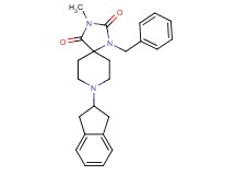 1-benzyl-8-(2,3-dihydro-1H-inden-2-yl)-3-methyl-1,3,8-triazaspiro[4.5]decane-2,4-dione