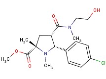 methyl (2S*,4S*,5R*)-5-(4-chlorophenyl)-4-{[(2-hydroxyethyl)(methyl)amino]carbonyl}-1,2-dimethyl-2-pyrrolidinecarboxylate