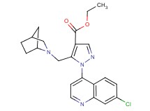 ethyl 5-(2-azabicyclo[2.2.1]hept-2-ylmethyl)-1-(7-chloro-4-quinolinyl)-1H-pyrazole-4-carboxylate
