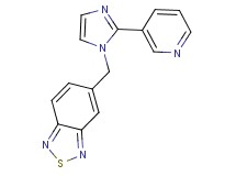 5-[(2-pyridin-3-yl-1H-imidazol-1-yl)methyl]-2,1,3-benzothiadiazole