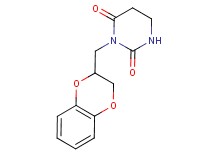 3-(2,3-dihydro-1,4-benzodioxin-2-ylmethyl)dihydropyrimidine-2,4(1H,3H)-dione
