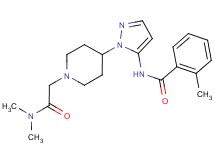 N-(1-{1-[2-(dimethylamino)-2-oxoethyl]piperidin-4-yl}-1H-pyrazol-5-yl)-2-methylbenzamide