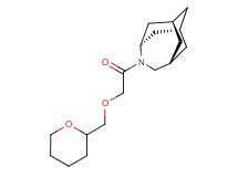 (1R*,3s,6r,8S*)-4-[(tetrahydro-2H-pyran-2-ylmethoxy)acetyl]-4-azatricyclo[4.3.1.1~3,8~]undecane