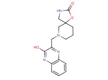 7-[(3-hydroxy-2-quinoxalinyl)methyl]-1-oxa-3,7-diazaspiro[4.5]decan-2-one