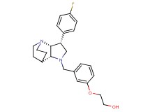 2-(3-{[(3R*,3aR*,7aR*)-3-(4-fluorophenyl)hexahydro-4,7-ethanopyrrolo[3,2-b]pyridin-1(2H)-yl]methyl}phenoxy)ethanol
