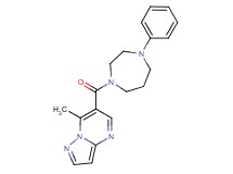 7-methyl-6-[(4-phenyl-1,4-diazepan-1-yl)carbonyl]pyrazolo[1,5-a]pyrimidine