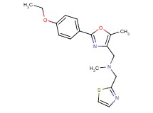 1-[2-(4-ethoxyphenyl)-5-methyl-1,3-oxazol-4-yl]-N-methyl-N-(1,3-thiazol-2-ylmethyl)methanamine