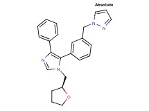 1-(3-{4-phenyl-1-[(2S)-tetrahydrofuran-2-ylmethyl]-1H-imidazol-5-yl}benzyl)-1H-pyrazole
