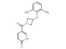 5-{[3-(2,6-dimethylphenoxy)-1-azetidinyl]carbonyl}-2(1H)-pyridinone