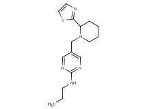 N-propyl-5-{[2-(1,3-thiazol-2-yl)piperidin-1-yl]methyl}pyrimidin-2-amine