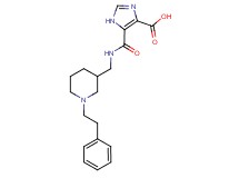 5-[({[1-(2-phenylethyl)piperidin-3-yl]methyl}amino)carbonyl]-1H-imidazole-4-carboxylic acid