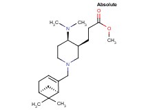 methyl 3-((3S,4R)-4-(dimethylamino)-1-{[(1R,5S)-6,6-dimethylbicyclo[3.1.1]hept-2-en-2-yl]methyl}-3-piperidinyl)propanoate