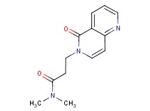 N,N-dimethyl-3-(5-oxo-1,6-naphthyridin-6(5H)-yl)propanamide