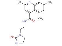 2,5,7-trimethyl-N-[2-(2-oxoimidazolidin-1-yl)ethyl]quinoline-4-carboxamide